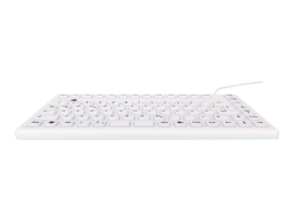 GETT GETT InduProof Smart Compact USB (US/EU) Silikon IP68 Tastatur desinfizierbar wasserdicht weiss
