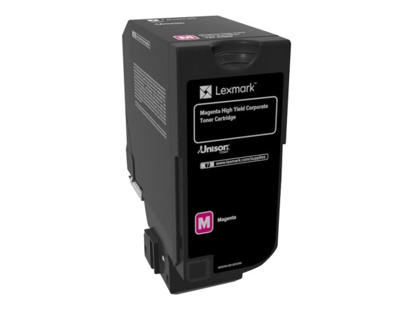 LEXMARK Magenta Tonerpatrone LCCP, Lexmark Corporate 74C2HME