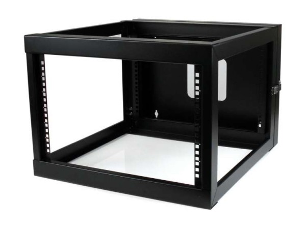 STARTECH.COM 6HE 22-Zoll offenes Server-Rack für Wandbefestigung, mit Schar RK619WALLOH
