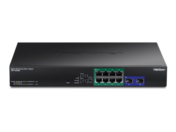 TRENDNET TRENDNET 10-Port Gigabit Web Smart PoE++ Switch