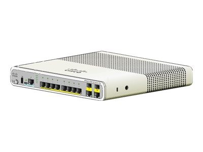CISCO CISCO SYSTEMS Cisco Catalyst Compact 2960C-8TC-L - Switch - verwaltet - 8 x 10/100 + 2 x Shared Giga