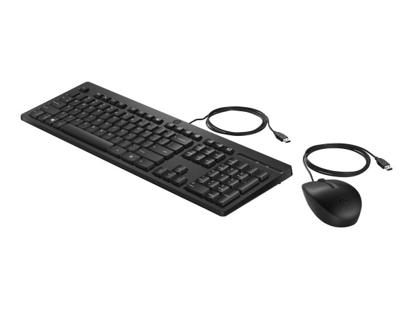 HP 225 Wired Mouse and KB 286J4AA#ABU
