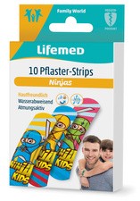 Lifemed Kinder-Pflaster-Strips "Ninjas", 10er