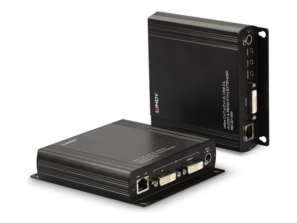 LINDY LINDY 140m Cat.6 DVI-D USB Audio & RS232 KVM Extender