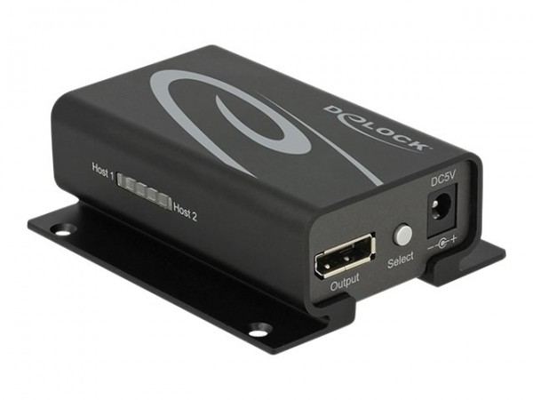 DELOCK Displayport Switch 2 Eingänge -> 1 Ausgang Fernbedienung