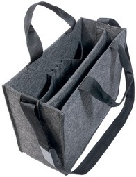 sigel Business-Filztasche Desk Sharing Bag, Größe: L, grau