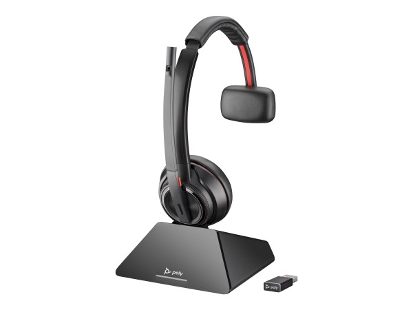 HP Poly Savi 8210 Monaural DECT 1880-1900 MHz Top +Charging Cradle EMEA 8Y9C3AA#ABB