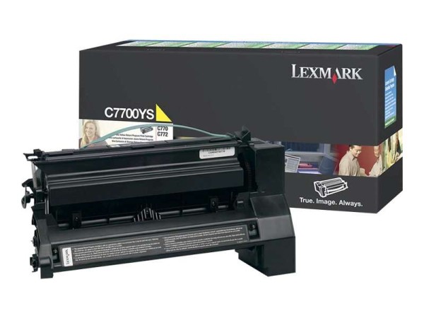 LEXMARK Gelb Tonerpatrone LCCP, LRP C7700YS