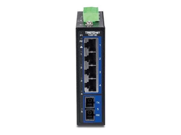 TRENDNET TRENDNET 5-Port Hardened Industrial Gigabit DIN-Rail Switch