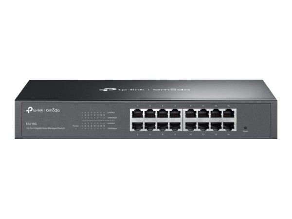 TP-LINK TP-LINK Omada 16-Port Gigabit Easy Managed SwitchPORT: 16× Gigabit RJ45 PortsSPEC: 1U 13-inch Rack-m
