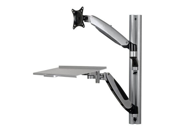EATON TRIPPLITE Adjustable-Height Wall-Mount Sit-Stand Workstation Single-D WWSS1327RWTC