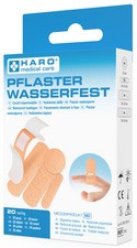 HARO Pflaster-Strips wasserfest, beige, 20er Pack