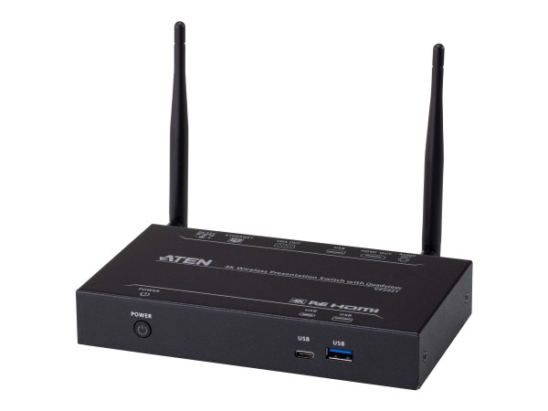 ATEN VP2021 4K Wireless Presentation Switch mit Quad View VP2021