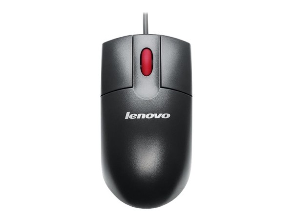 LENOVO - Maus - optisch - 3 Tasten - verkabelt - USB - Business Black - ASM 45J4883