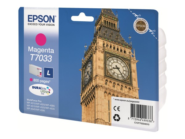EPSON EPSON T7033 L Größe Magenta Tintenpatrone