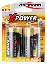 ANSMANN Alkaline Batterie "X-Power", Mono D, 2er Blister