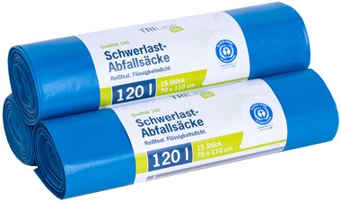 Secolan TRILine Schwerlast-Abfallsack extra stark, 120 Liter