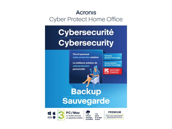ACRONIS ACRONIS CYBER PROTECT HOME OFFICE PREM 3PC 1YR +1TB SUBSCRIPTION (HOQASHLOS)
