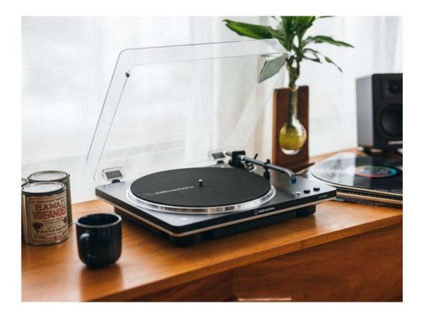 AUDIO-TECHNICA AT-LP70XBTBS (schwarz/silber, Integrierter Phono-Vorverstrke AT-LP70XBTBS