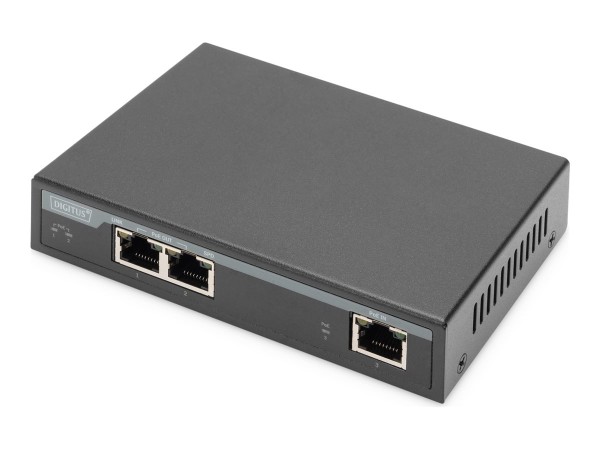 DIGITUS DIGITUS Gigabit PoE Indoor Extender 2-port 60W 100m extension cascadable self powered