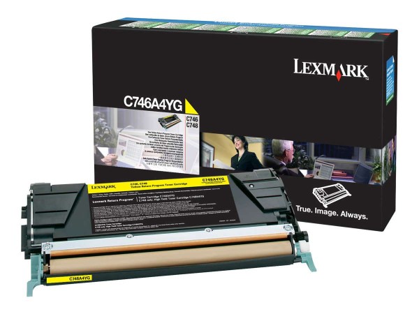 LEXMARK Gelb Tonerpatrone LCCP, LRP C746A1YG