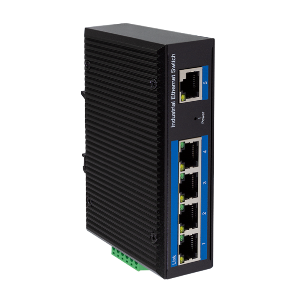 LOGILINK NS202P Industrial Ethernet Switch 5 Port 10 / 100 / 1000 MBit/s Po NS202P
