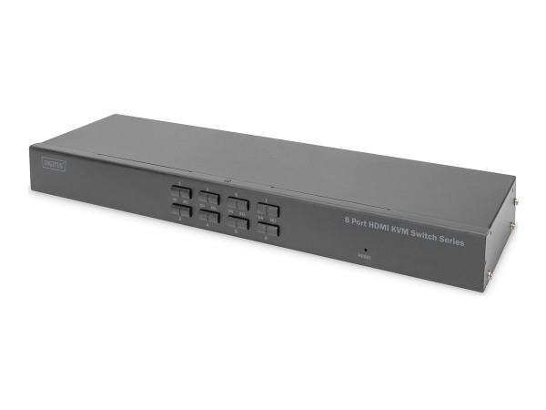 DIGITUS KVM-Switch, 8-Port, Single-Display, 4K, HDMI DS-12910