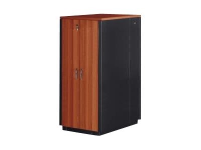 DIGITUS SOUNDproof Schrank 2110x750x1130 Holzoberflä. Kirsche DN-19 42U-SO-C