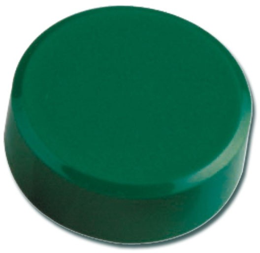 MAUL Haftmagnet, rund, Durchmesser: 20 mm, Höhe: 8 mm, grün