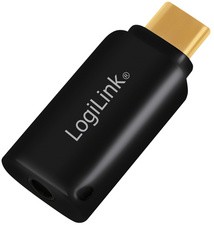 LogiLink USB-C - Audio-Adapter, schwarz