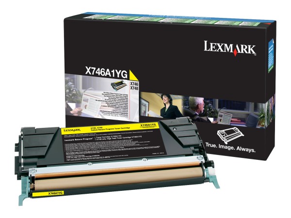 LEXMARK Gelb Tonerpatrone LCCP, LRP X746A1YG