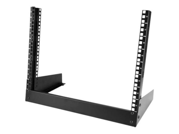STARTECH.COM 8 HE Desktop Rack - 2 Post Open Frame Rack RK8OD