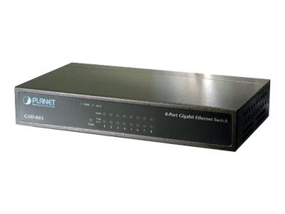 PLANET TECHNOLOGY PLANET TECHNOLOGY Net Switch 1000T 8P PLANET GSD-803