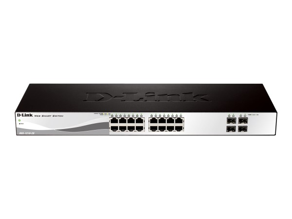 D-LINK 20-Port Layer2 Smart Managed Gigabit Switchdlink|green 3.0, 16x 10/1 DGS-1210-20/E