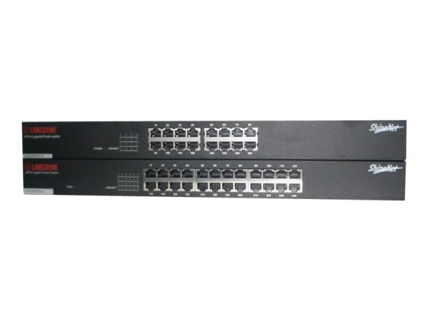 LONGSHINE Longshine Gigabit Switch, 16Port, LCS-GS9116-A, 19"-Version, Lüfterlos