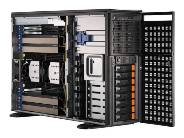 SUPERMICRO SUPERMICRO Barebone GPU SuperServer 4U Dual Sockel 4677 SYS-741GE-TNRT