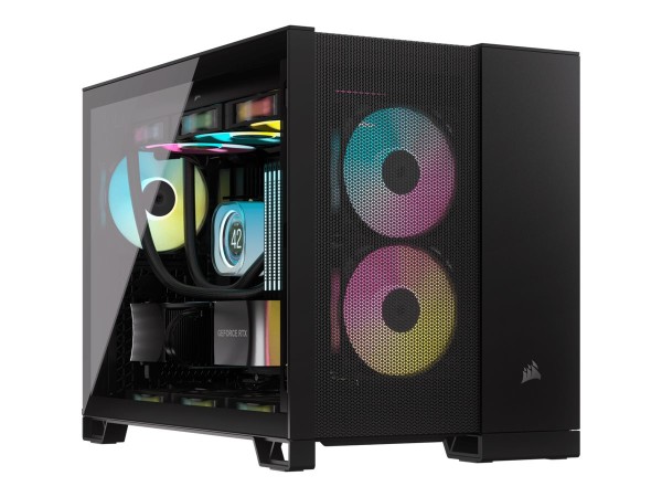 CORSAIR Geh Midi 2500D Airflow (Tempered Glass) Black CC-9011263-WW