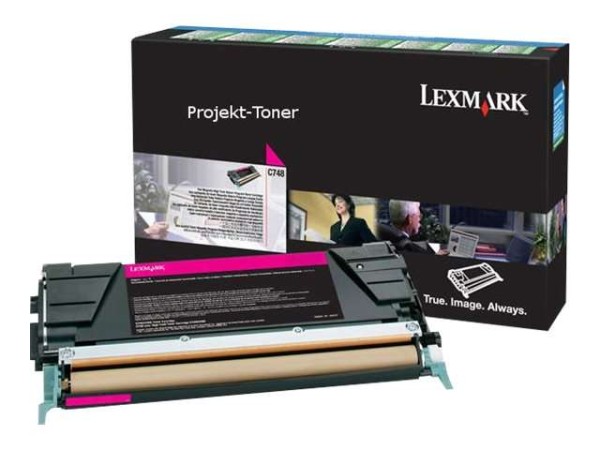 LEXMARK Magenta Tonerpatrone Lexmark Corporate C748H3MG