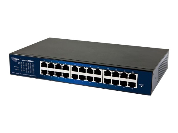 ALLNET Switch smart managed 24 Port Gigabit, lüfterlos, SNMP, ALL-SG8324M ALL-SG8324M