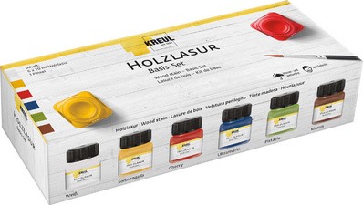 KREUL Holzlasur, Creativset 6 x 20 ml