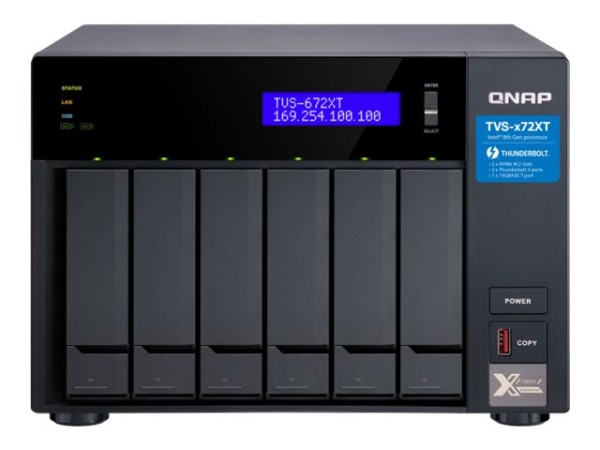 QNAP TVS-672XT-I3-8G TVS-672XT-I3-8G