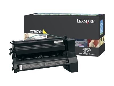 LEXMARK Gelb Tonerpatrone LCCP, LRP C7700YH