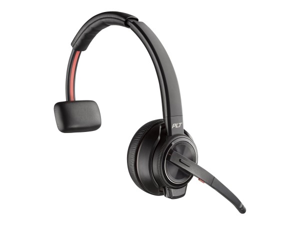 HP Poly Savi 8210 Office DECT 1880-1900 MHz Single Ear Headset-EURO 8D3K5AA#ABB