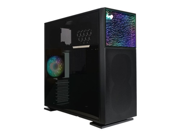 IN WIN N515 Midi-Tower Tempered Glass - schwarz IW-CS-N515BLK-1AL120