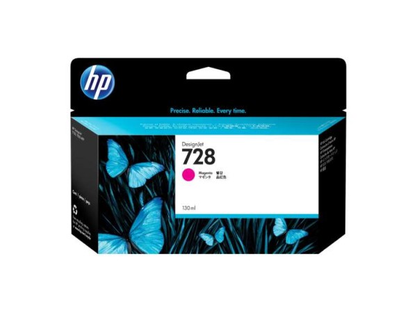 HP 728 Dye Based Magenta DesignJet Tintenpatrone F9J66A