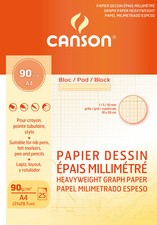 CANSON Millimeterpapier-Block, DIN A4, 90 g/qm