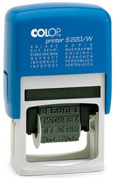 COLOP Wortbandstempel Printer S 220/W, blau