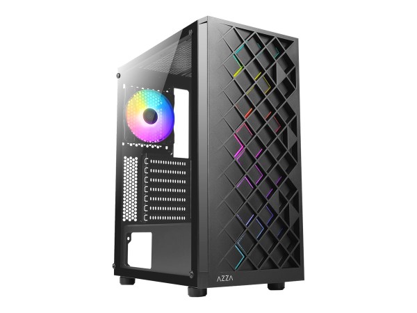 AZZA AZZA Geh Midi ATX Spectra 280B tempered Glass ARGB