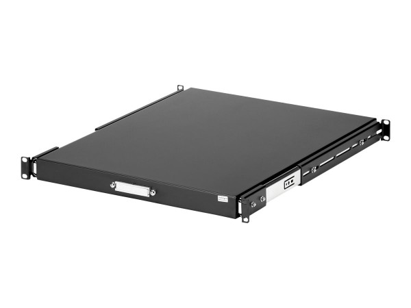 STARTECH.COM STARTECH.COM Ausziehbarer Fachboden für 19 Zoll Serverschrank - 55cm Sliding Rack Shelf belastbar bi