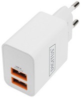 DIGITUS USB-Ladegerät, 2x USB-A, 15,5 Watt, weiß